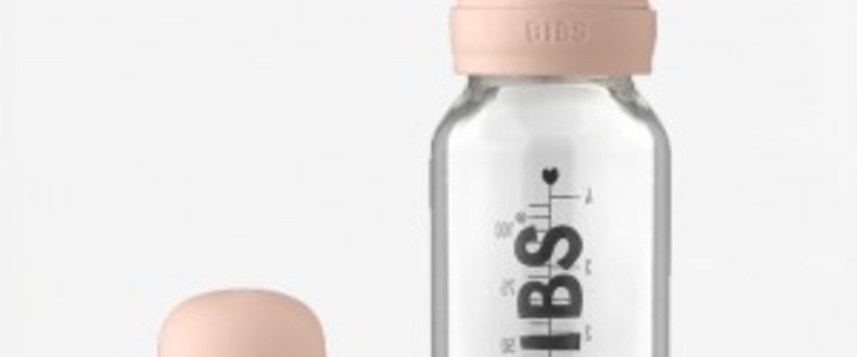 Bibs Μπιμπερό Γυάλινο Latex Complete Set 110ml Blush