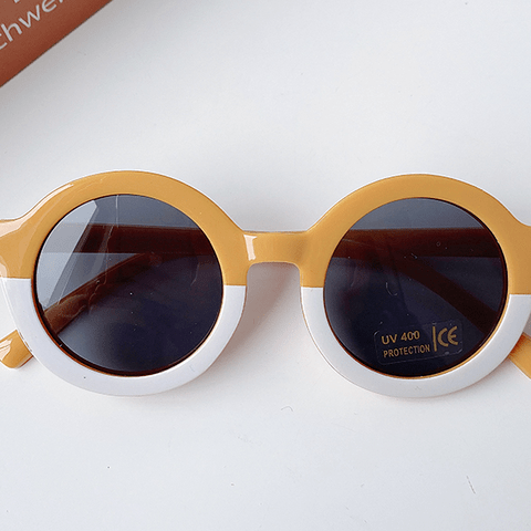 Παιδικά γυαλιά ηλίου BabyLlama Mustard / Summer White