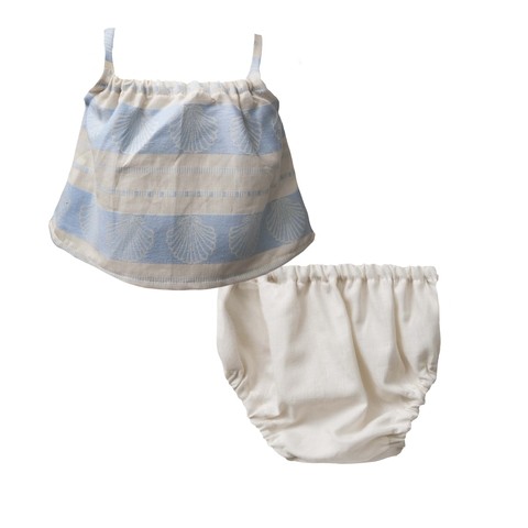 TC SONG OF THE SEA SET W/ SEA SHELL WOVEN TOP, PANTIES & ACC NB PLUS